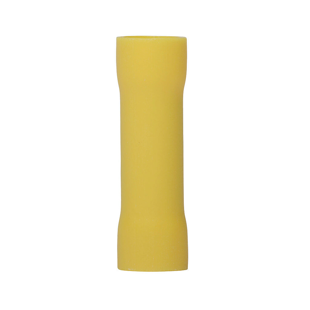 V70SV004003 - Z+F butt connector, 12-10 AWG, yellow, PVC insulated. Package of 100.