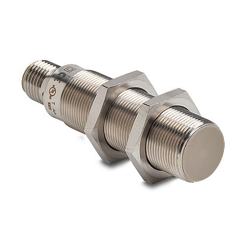 VFK1-A0-1M - AutomationDirect inductive proximity sensor, tubular, 18mm diameter x 70mm body, 316L stainless steel housing, N.O. output, 5mm sensing distance, flush, 25 Hz (AC)/400 Hz (DC) switching frequency, IP68 IP69K, 1/2in - 20UNF thread.