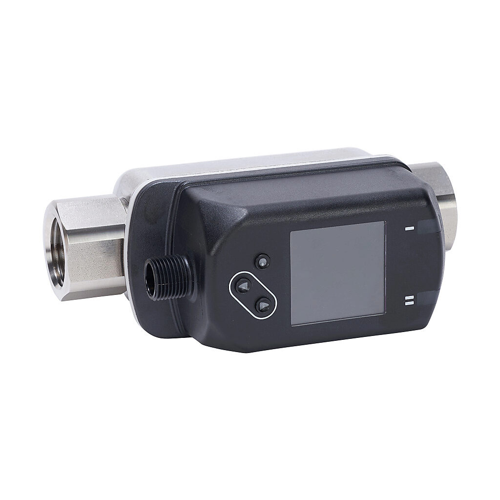VFS50-5-1001 - ProSense liquid flow sensor, vortex, 1/2in female NPT process connection, 0.26 to 5.28 GPM, 16 to 317 GPH, 14 to 194 deg F, Output: switch or frequency, Output 2: switch or frequency, 18-30 VDC operating voltage.
