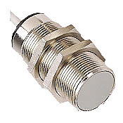 VT1-A0-1B - Micro Detectors inductive proximity sensor, tubular, 30mm diameter x 60mm body, nickel-plated brass housing, N.O. output, 10mm sensing distance, flush, 25 Hz switching frequency, IP67, pigtail.