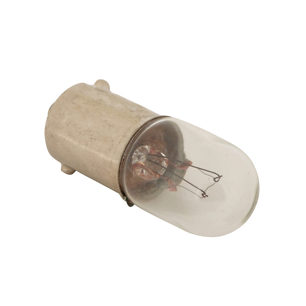 W1226 - Eaton bulb, incandescent, replacement, 60 VAC/VDC, BA9s bayonet. Package of 4. For use with E22 series pushbuttons, switches and indicators.