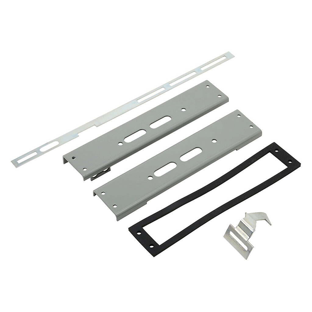 WA21SDA - Wiegmann operator adapter assembly, ANSI 61 gray. For use with Schneider Square D disconnect switches & circuit breakers w/Class 9422 variable depth operating or cable mechanism and Socomec 37299002 & 37299003 flange handles.