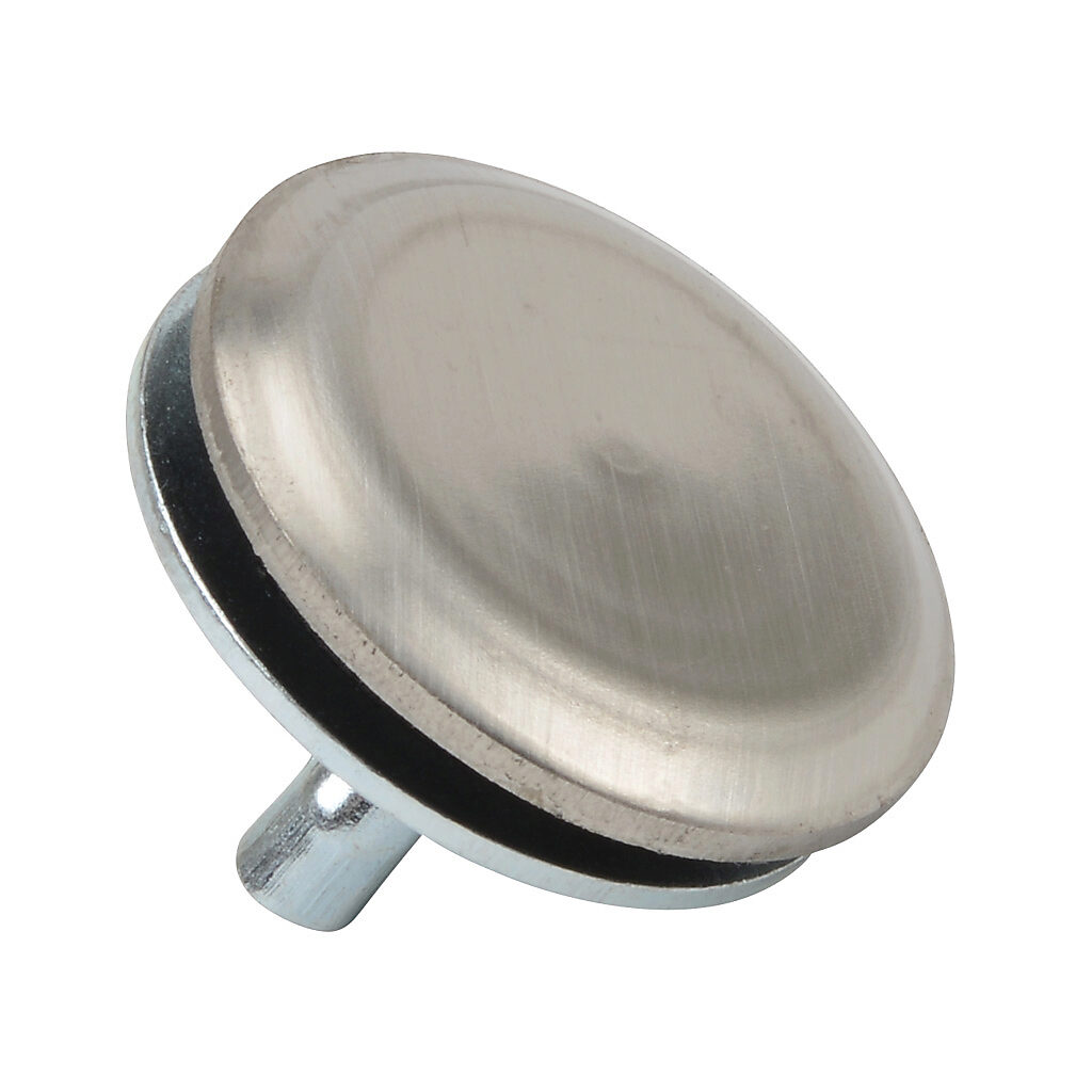 WASPBGSS - Wiegmann hole seal, 22mm pushbutton, 304 stainless steel, grained finish, oil-resistant gasket. For use with stainless steel enclosures.