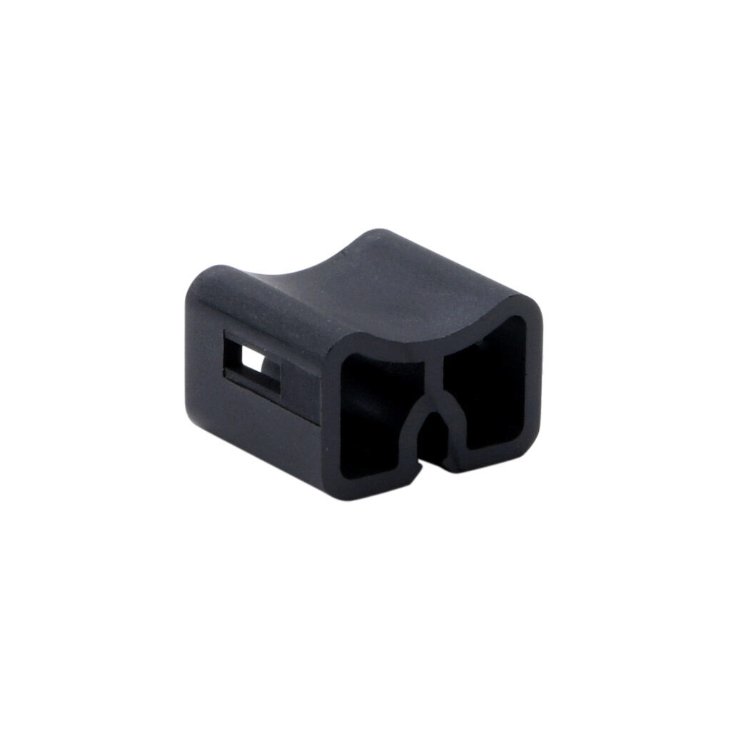 WD-CTCLAMP - AchieVe cable tie attachment, black. Package of 50. For use with Achieve wire duct 1.5in width or larger. Use along with a cable tie to group wires together inside the wire duct.