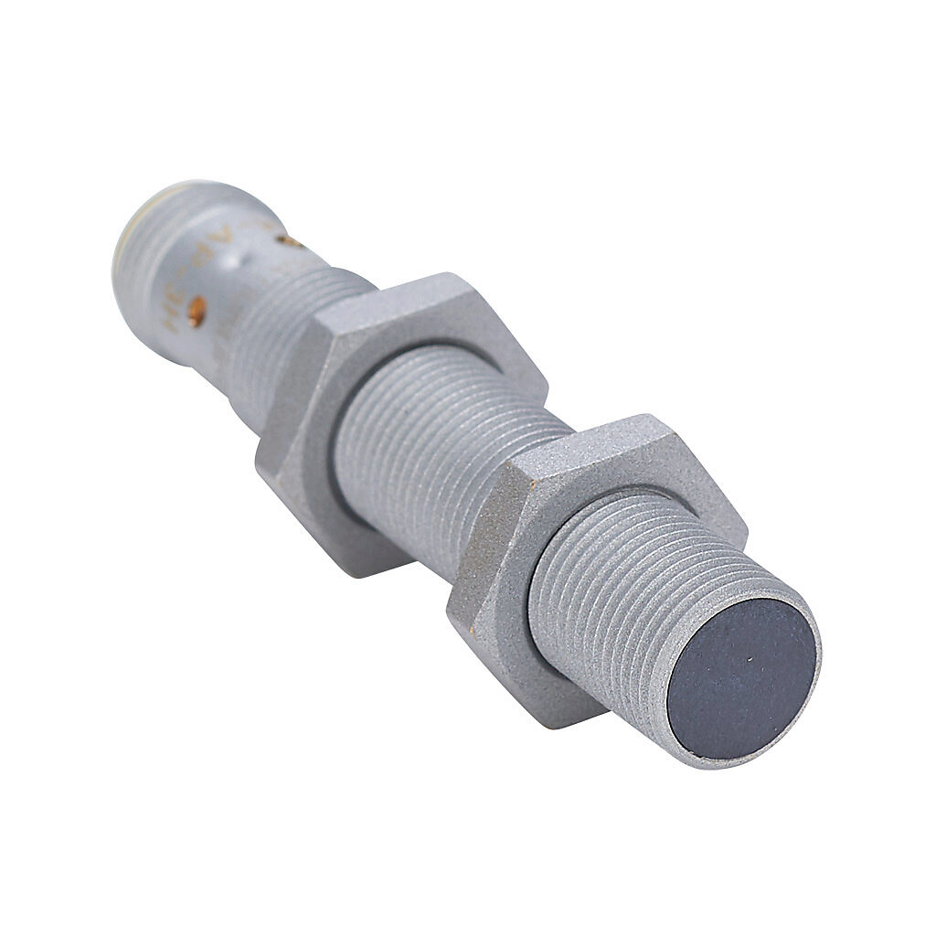 WKM-AP-3H - AutomationDirect inductive proximity sensor, tubular, 12mm diameter x 65mm body, weld coated brass housing, PNP, N.O. output, 4mm sensing distance, flush, 2 kHz switching frequency, IP65 IP66 IP67 IP68 IP69K, 4-pin M12 quick-disconnect.