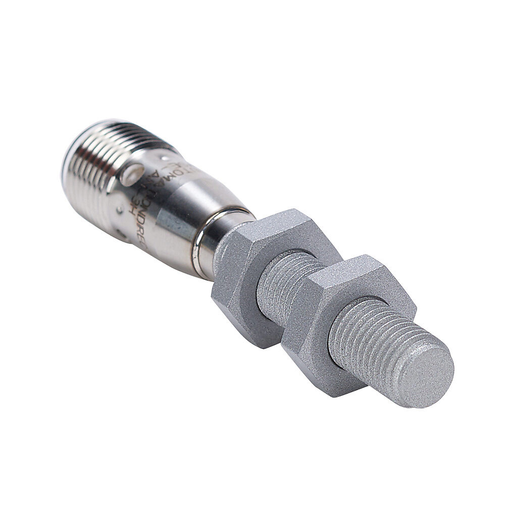 WSE-AN-3H - AutomationDirect inductive proximity sensor, tubular, 8mm diameter x 60mm body, weld coated 316 stainless steel housing, NPN, N.O. output, 2mm sensing distance, flush, 100 Hz switching frequency, IP67 IP68, 4-pin M12 quick-disconnect.