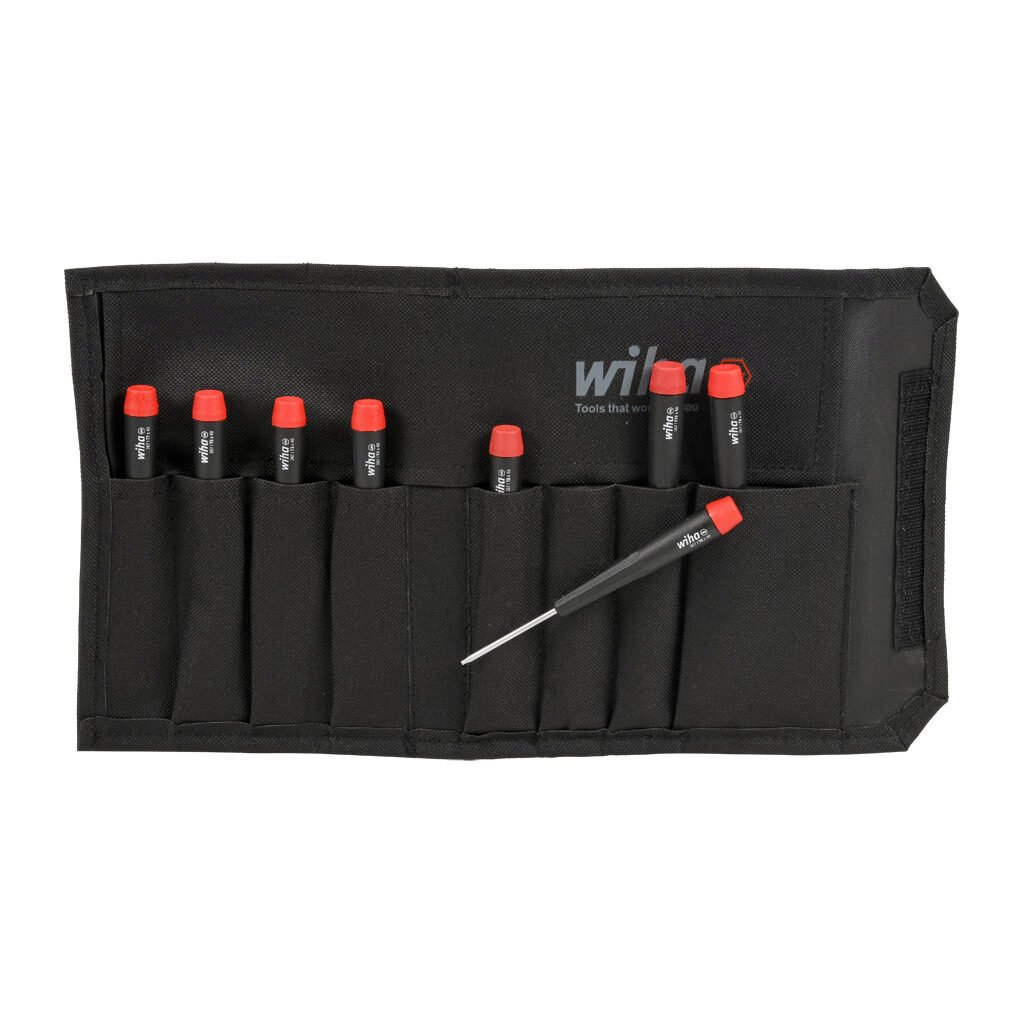 WT26799 - Wiha precision screwdriver set, Torx, 8 pieces, free-spinning cap.
