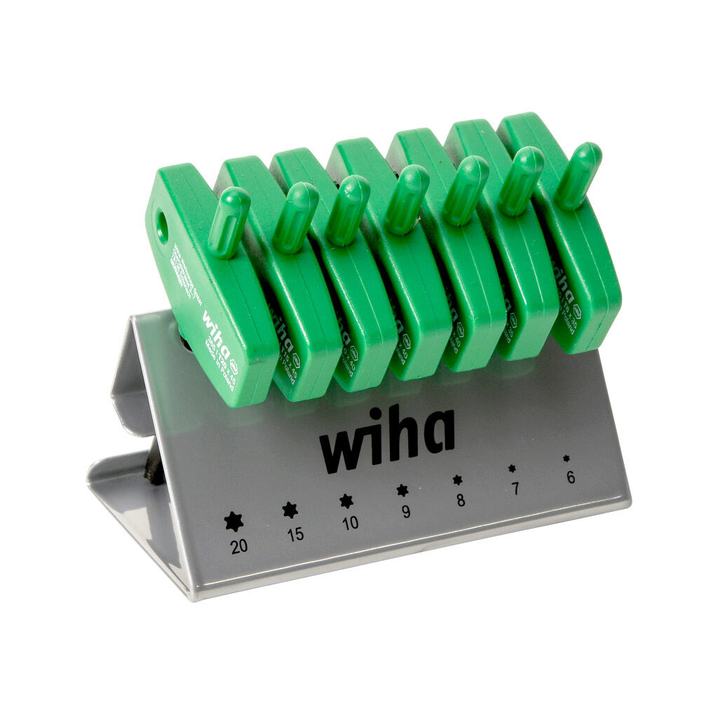 WT36590 - Wiha wing handle torx key set, Torx, 7 pieces.