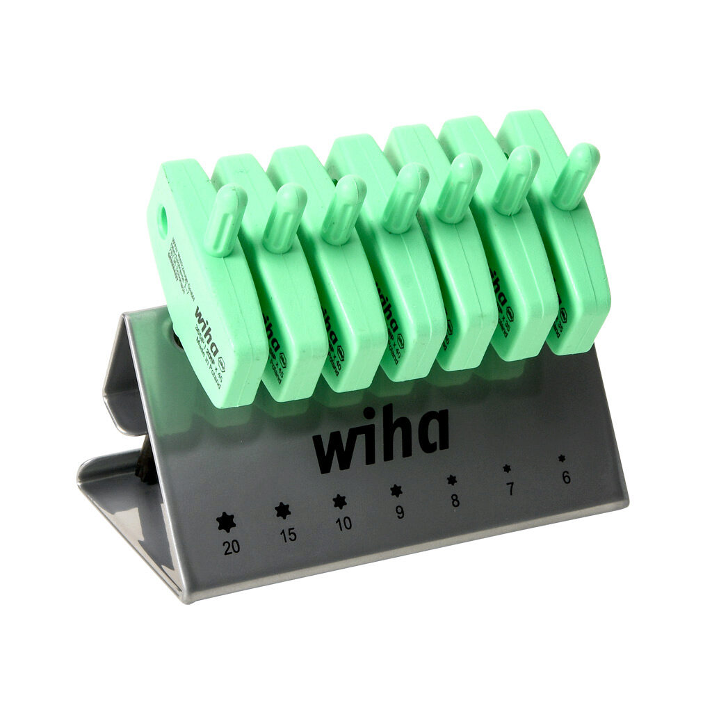 WT36592 - Wiha wing handle torx key set, Torx Plus, 7 pieces.