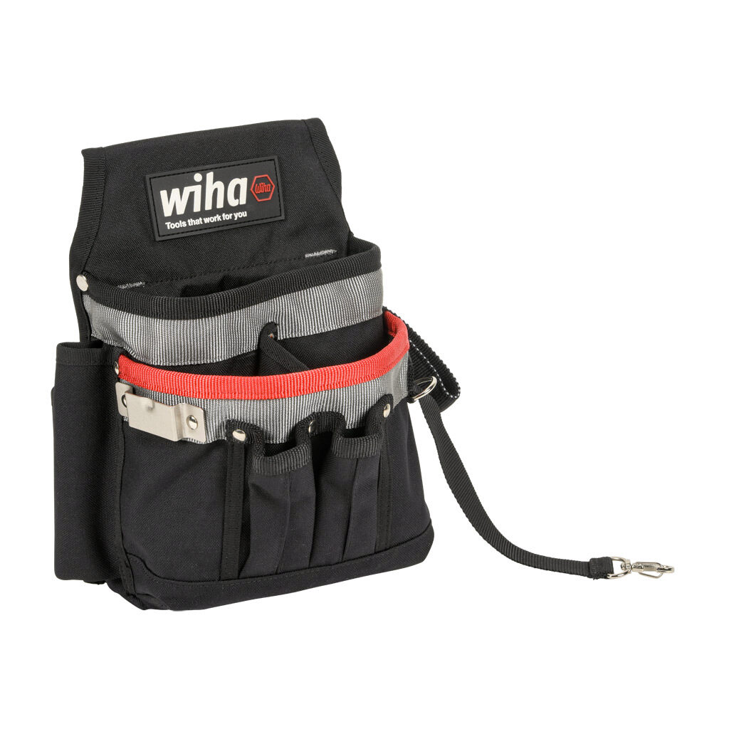WT91482 - Wiha belt pouch, Cordura canvas, 10.50 x 9.00 x 3.00in, 8 compartments.