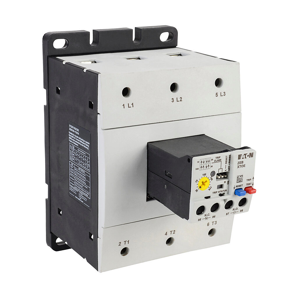 XTOE175GCSS - Eaton XT series electronic overload relay, 35.0-175.0A adjustable, solid state, local reset, stand-alone power connection(s), panel mount. For use with any contactor.