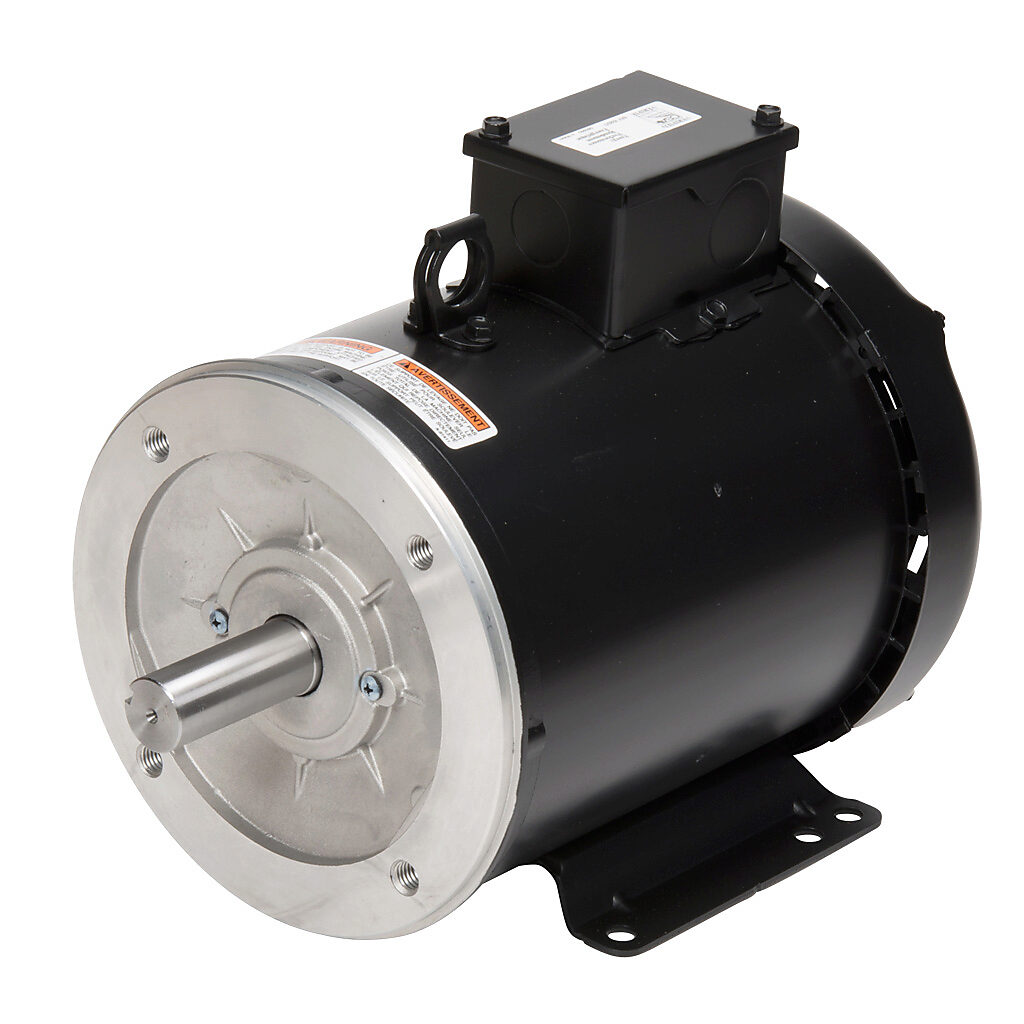Y1999 - Marathon MicroMAX series high efficiency AC induction motor, high-performance inverter duty, 3hp, 3-phase, 230/460 VAC, 1800rpm, TEFC, NEMA 182TC frame, rolled steel, C-face/removable rigid base mount.