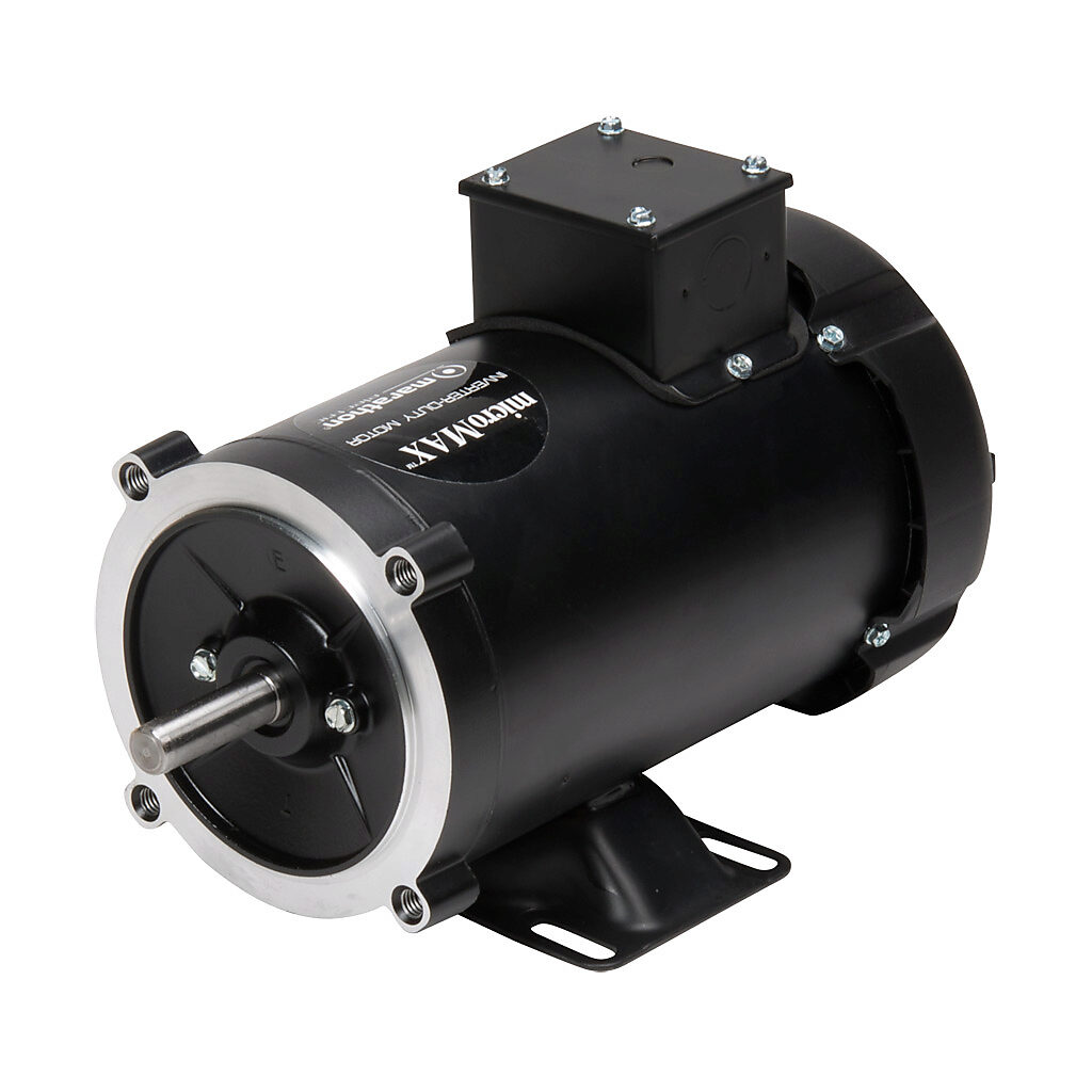 Y364 - Marathon MicroMAX standard efficiency AC induction motor, high-performance inverter duty, 1hp, 3-phase, 230/460 VAC, 1800rpm, TEFC, NEMA 56C frame, rolled steel, C-face/rigid base mount.
