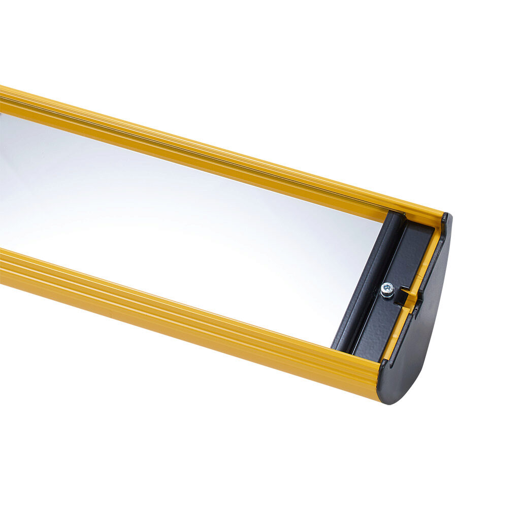 YXC-2015-M11 - Contrinex mirror column, 2016mm housing, 1682mm mirror(s). For use with Safety light curtains. Suitable for YBB-xxxx-0150-xxxx to YBB-xxxx-1600-xxxx units, YCA-xxxx-3400-xxxx to YCA-xxxx-4400-xxxx units. Mounting hardware included.