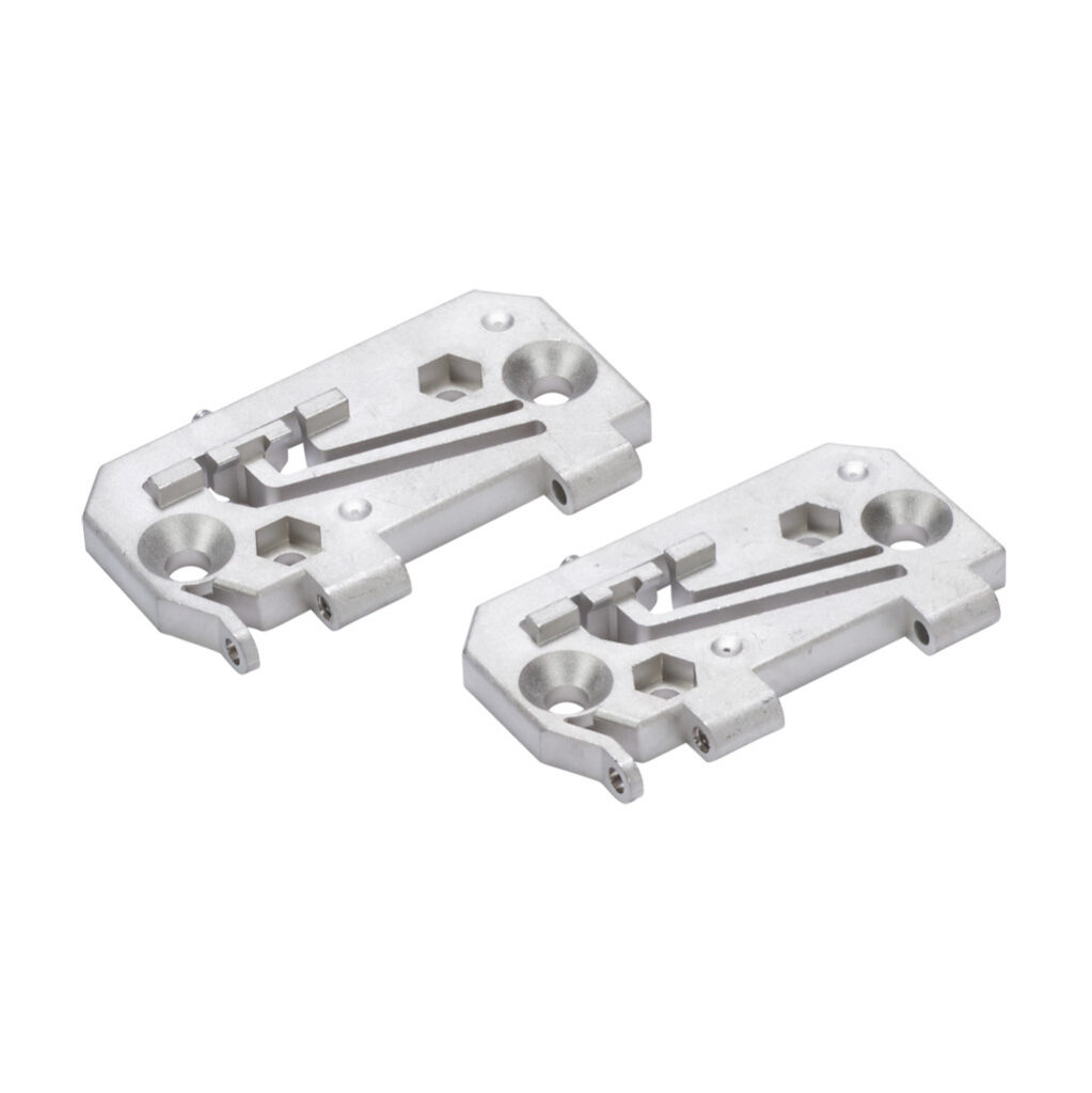 YXW-0006-000 - Contrinex mounting bracket, stainless steel, side mount. Package of 2. For use with YBxS series light curtains.