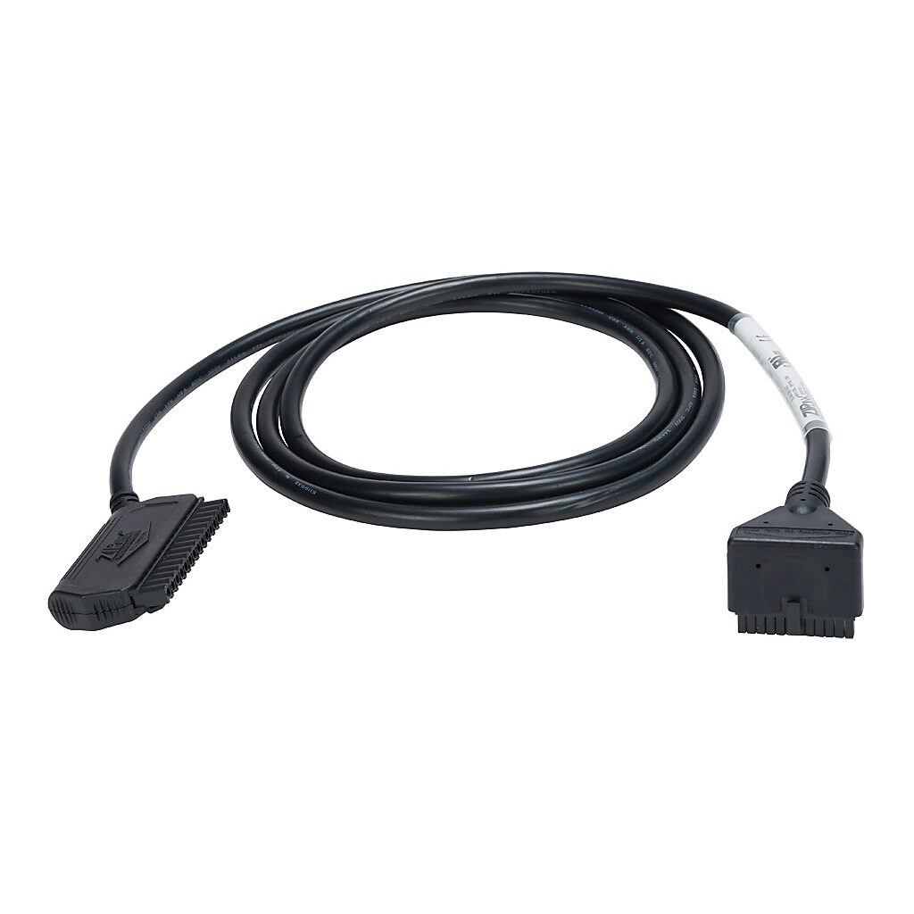 ZL-BX-CBL15-2 - ZIPLink PLC I/O cable, 15-position terminal block to 24-pin connector, 6.5ft/2m cable length. For use with BRX 18-point and 36-point PLCs.