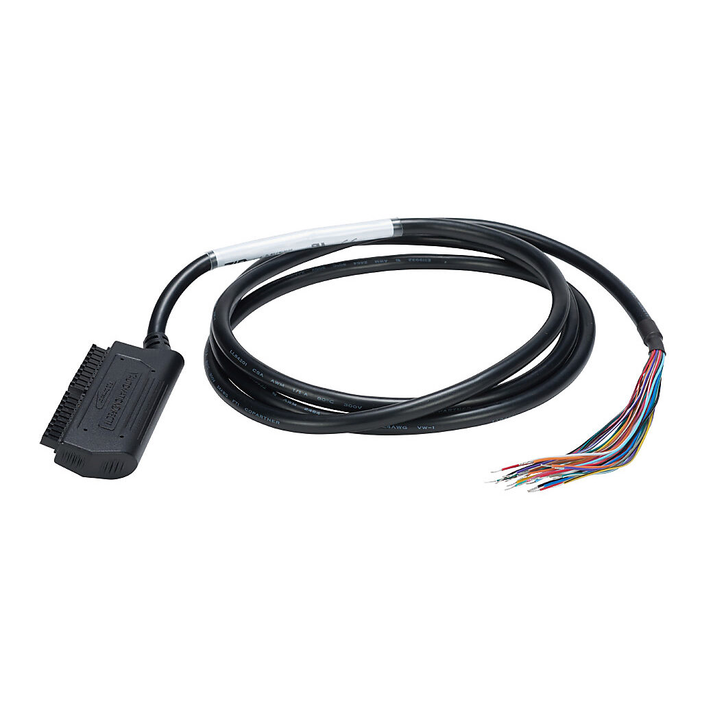 ZL-BX-CBL20-2P - ZIPLink PLC I/O cable, 20-position terminal block to pigtail, 6.5ft/2m cable length. For use with BRX 10-point PLCs.
