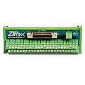 ZL-RTB50 - ZIPLink feedthrough module, 50-pole, DIN rail mount.