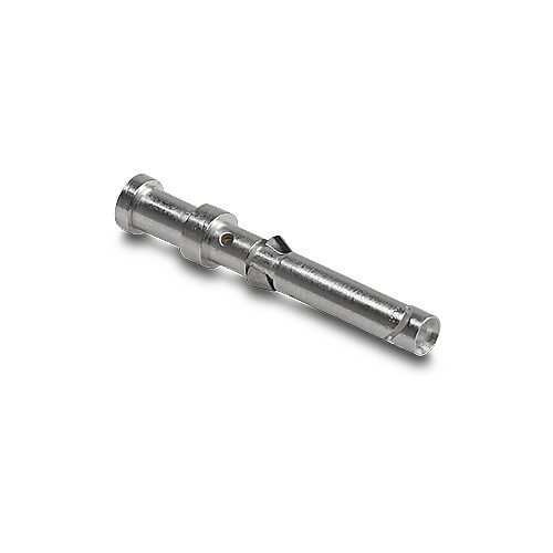 ZP-MC-CC-F10A-20 - ZIPport crimp contact, female, 10 amp, accepts wire size 20 AWG, silver-plated copper alloy. Package of 100. For use with ZIPport multi-wire female inserts rated for 10 amps.