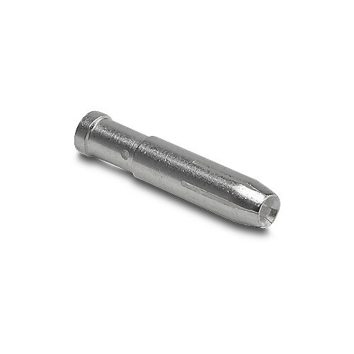 ZP-MC-CC-F16A-12 - ZIPport crimp contact, female, 16 amp, accepts wire size 12 AWG, silver-plated copper alloy. Package of 100. For use with ZIPport multi-wire female inserts rated for 16 amps.