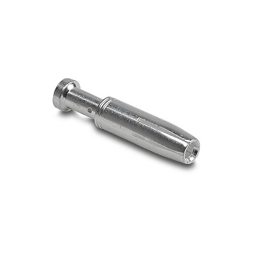 ZP-MC-CC-F16A-16 - ZIPport crimp contact, female, 16 amp, accepts wire size 16 AWG, silver-plated copper alloy. Package of 100. For use with ZIPport multi-wire female inserts rated for 16 amps.