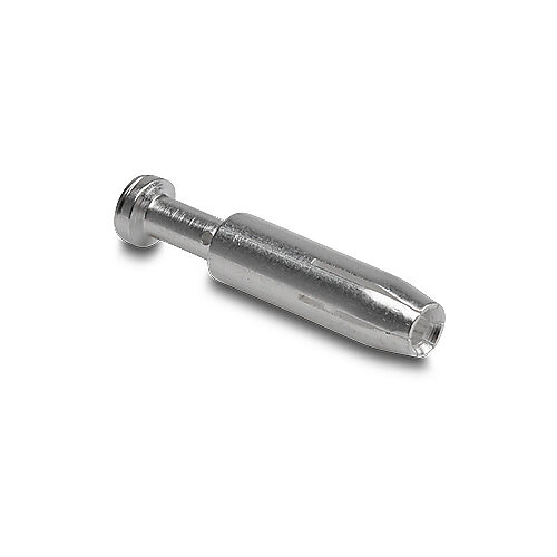 ZP-MC-CC-F16A-18 - ZIPport crimp contact, female, 16 amp, accepts wire size 18 AWG, silver-plated copper alloy. Package of 100. For use with ZIPport multi-wire female inserts rated for 16 amps.