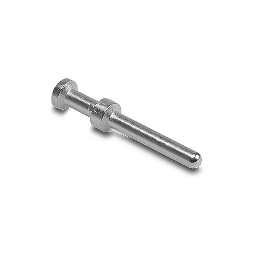 ZP-MC-CC-M16A-22 - ZIPport crimp contact, male, 16 amp, accepts wire size 26-22 AWG, silver-plated copper alloy. Package of 100. For use with ZIPport multi-wire male inserts rated for 16 amps.
