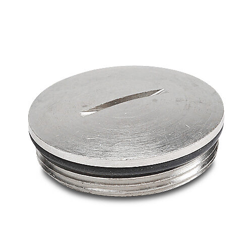 ZP-MC-PLG-29M8 - ZIPport blanking plug, Pg 29 x 1.5mm thread, IP68. Package of 5. Gasket included.