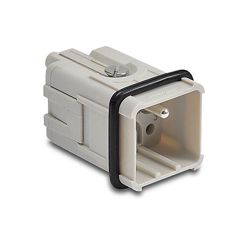 ZP-MC03A-1-MC005 - ZIPport male insert, connector housing size 3A, 5-pole, crimped contact, 16 amp, 600 VAC/VDC, poles numbered 1 to 5. For use with ZIPport multi-wire housings. Requires 16 amp male contacts ZP-MC-CC-M16A-xxx.