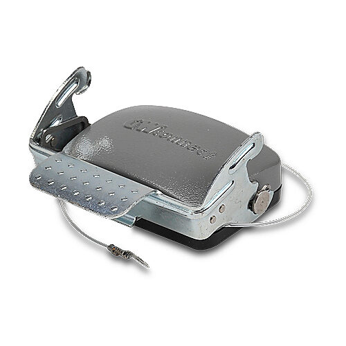 ZP-MC06B-2-SCVLM - ZIPport cover housing, single lever, connector housing size 6B, gray, heavy-duty die cast aluminum. For use with ZIPport size 6B 2-peg connector housings.
