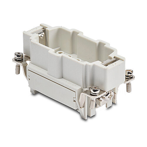 ZP-MC10B-1-MC010 - ZIPport male insert, connector housing size 10B, 10-pole, crimped contact, 16 amp, 600 VAC/VDC, poles numbered 1 to 10. For use with ZIPport multi-wire housings. Requires 16 amp male contacts ZP-MC-CC-M16A-xxx.