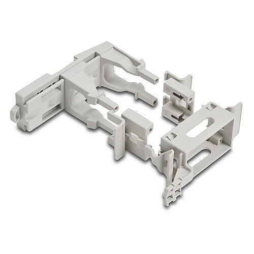 ZP-MC10B-DKIT - ZIPport Din rail mounting kit, connector housing size 10B. Mount any size 10B ZIPport multi-wire insert onto 35mm DIN rail.