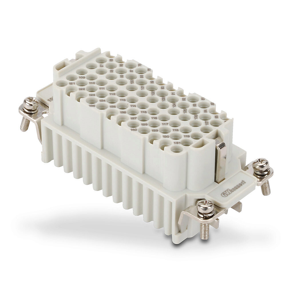 ZP-MC16B-1-FC072-2 - ZIPport female insert, connector housing size 16B, 72-pole, crimped contact, 10 amp, 600 VAC/VDC, poles numbered 73 to 144. For use with ZIPport multi-wire housings. Requires 10 amp female contacts ZP-MC-CC-F10A-xxx.