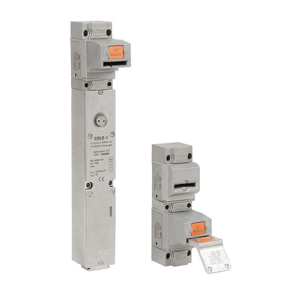 ZRH-1GATE-SET - Dold Safemaster series solenoid trapped key interlock system, push-pull key, 1 gate, 316 stainless steel.