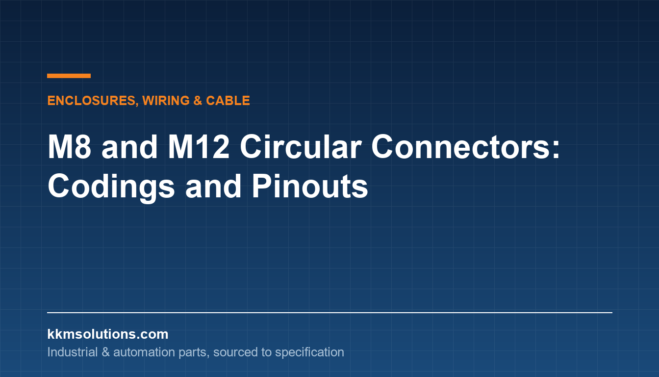 M8 and M12 Circular Connectors: Codings and Pinouts — KKM Solutions technical article