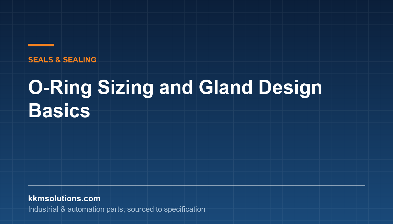 O-Ring Sizing and Gland Design Basics — KKM Solutions technical article