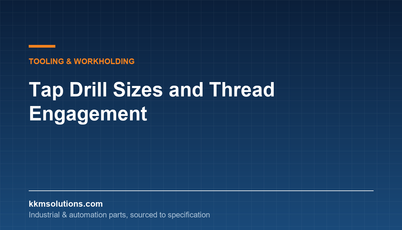 Tap Drill Sizes and Thread Engagement — KKM Solutions technical article