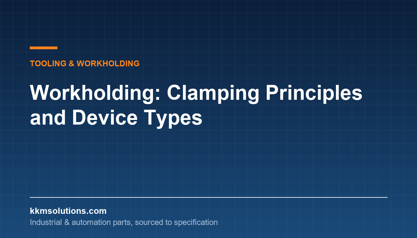 Workholding: Clamping Principles and Device Types — KKM Solutions technical article