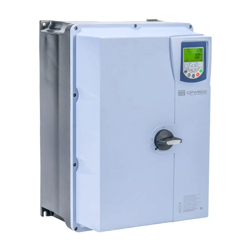WEG Electric CFW500 series AC high-performance drive with disconnect - CFW500C39P0T4DB66DSG2