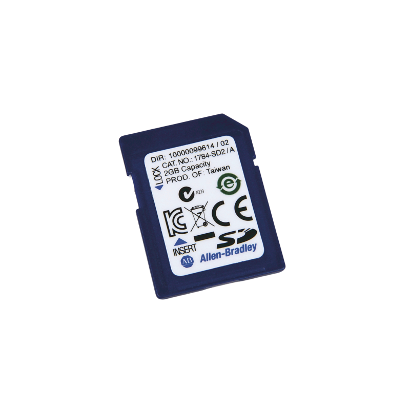Allen-Bradley 1784-SD2 Industrial 2GB Secure Digital (SD) Memory Card