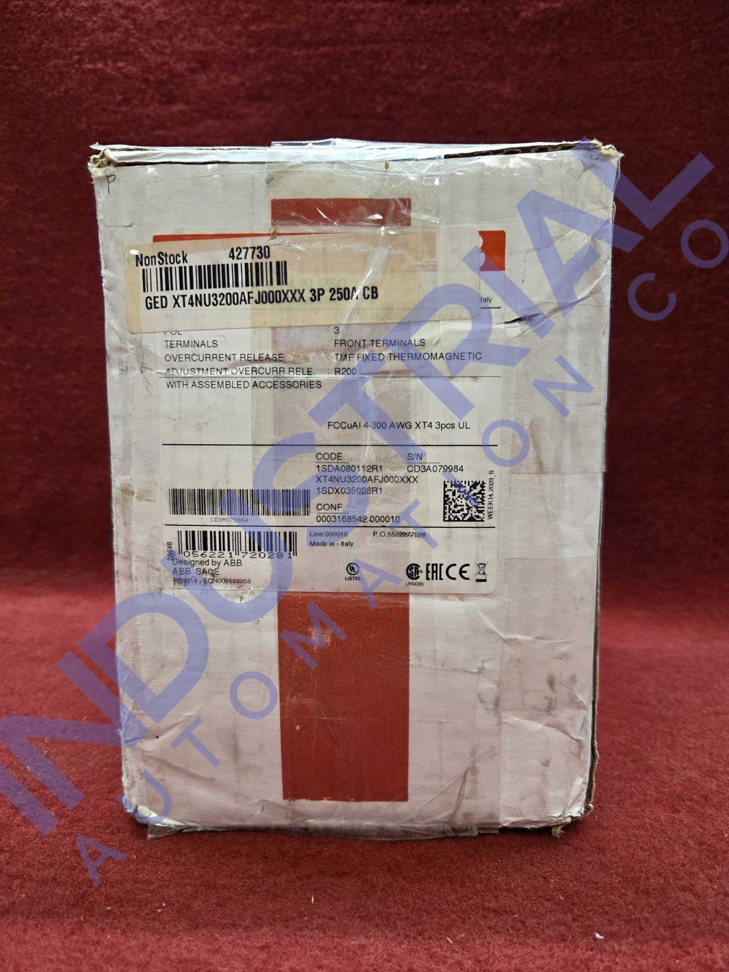 ABB XT4NU3200AFJ000XXX 1SDA080112R1