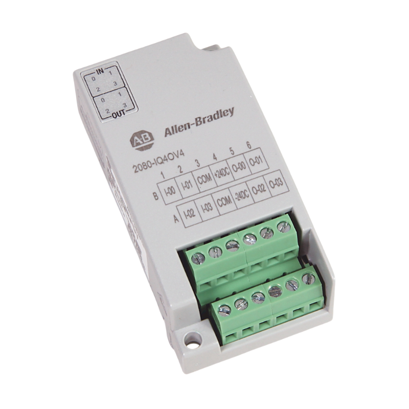 Allen-Bradley 2080-IQ4OV4 Micro800 8 Point Digital Combo Plug-In Module New Original