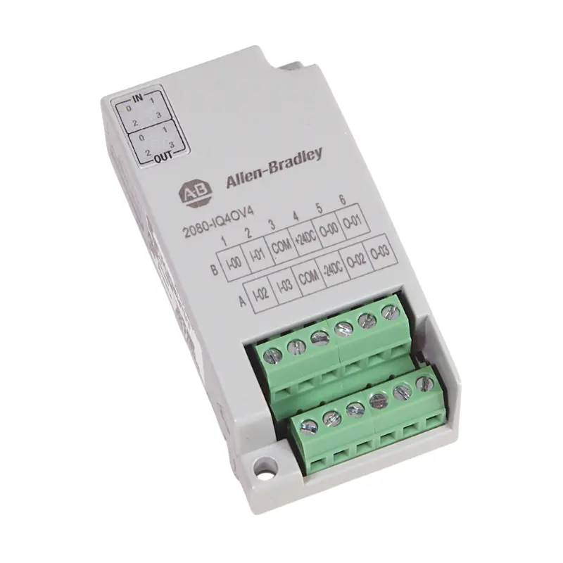 Allen-Bradley 2080-IQ4OV4 Micro800 8 Point Digital Combo Plug-In Module New Original