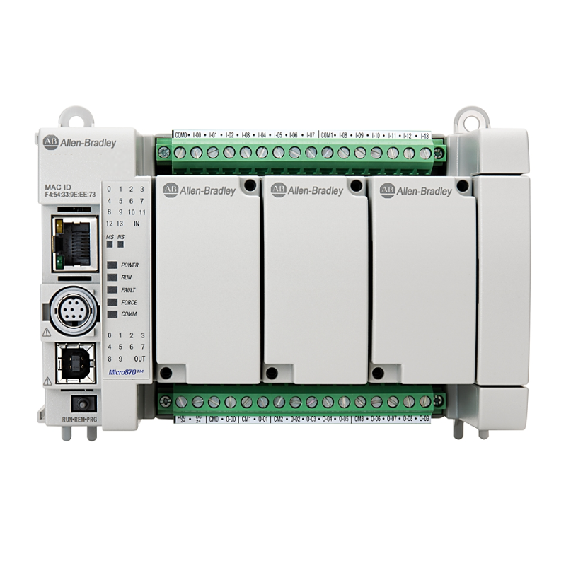 Allen-Bradley 2080-L70E-24QWB Micro870 24 I/O ENet/IP Controller New Original