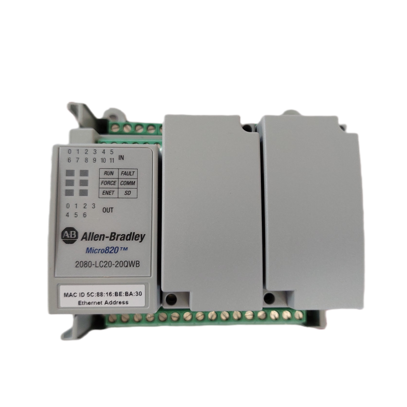 Allen-Bradley 2080-LC20-20QWB Micro820 20 I/O Ethernet/IP Controller New Original