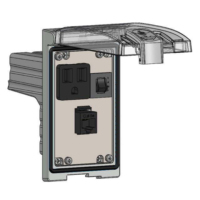 Mencom LP1-DP1-RJ45-R