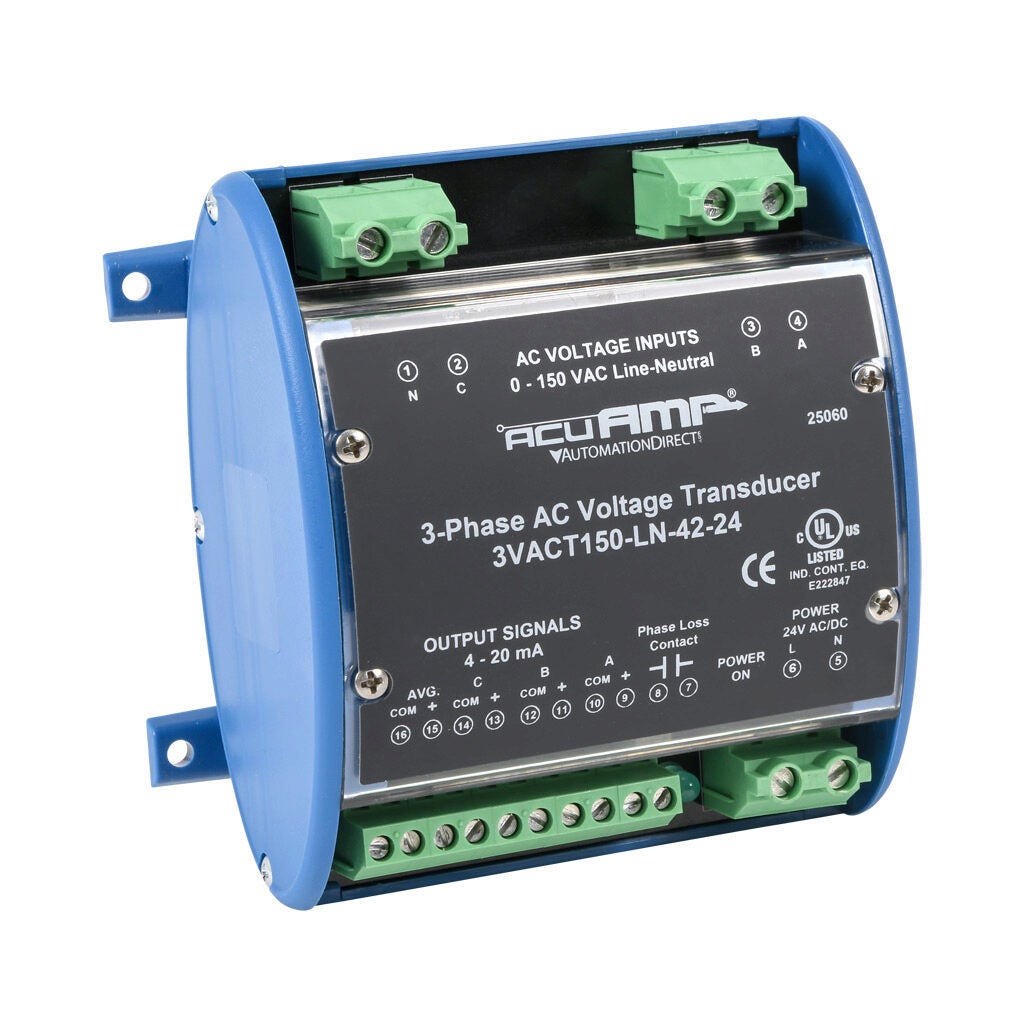 AcuAMP AC voltage transducer - 3VACT150-LN-42-24