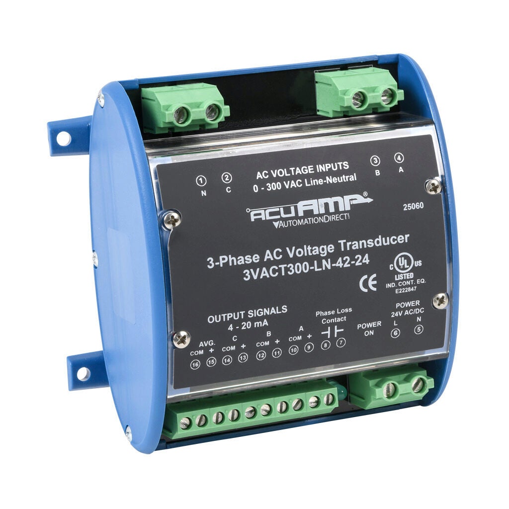 AcuAMP AC voltage transducer - 3VACT300-LN-42-24
