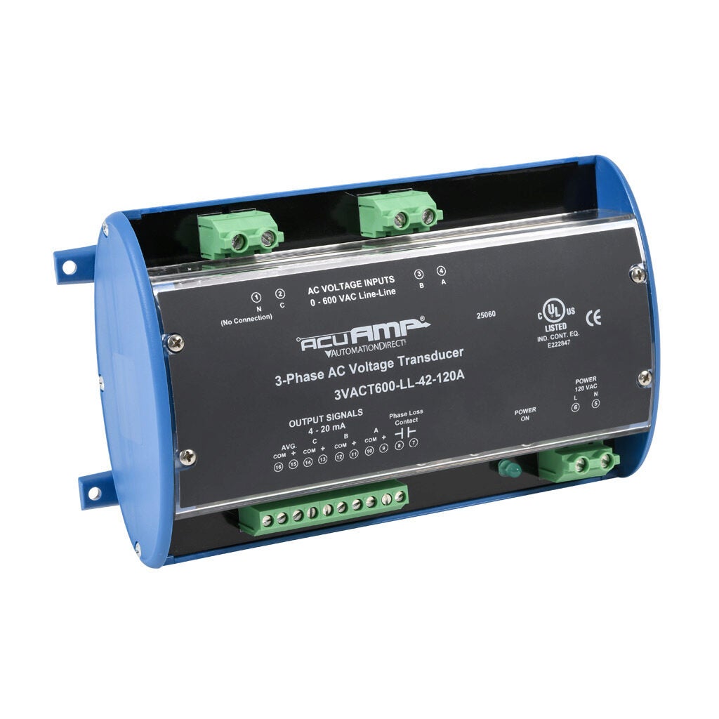 AcuAMP AC voltage transducer - 3VACT600-LL-42-120A