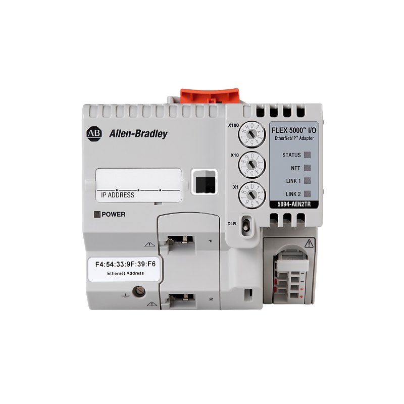 Allen-Bradley 5094-AEN2TR Flex 5000 Dual-Port EtherNet/IP Adapter 16 Modules RJ45 New